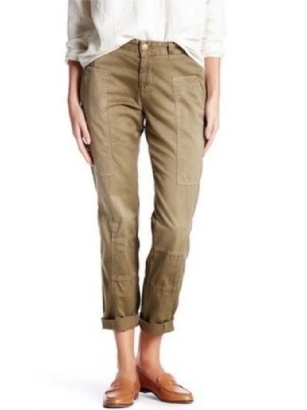 Current/Elliott “The Commando Trouser” in Vintage Army - size 31/12